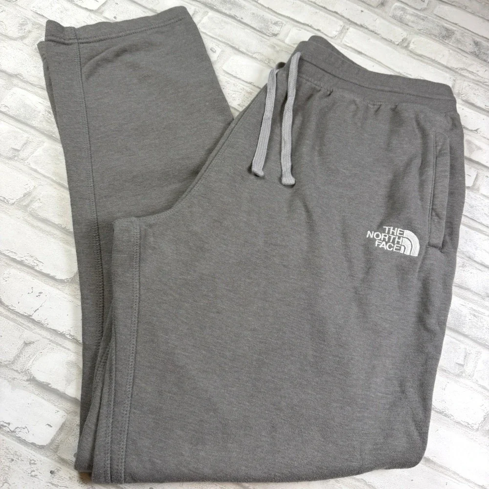 The North Face Sweatpants Mens XXL Gray A3MBK Embroidered Logo Joggers 721556